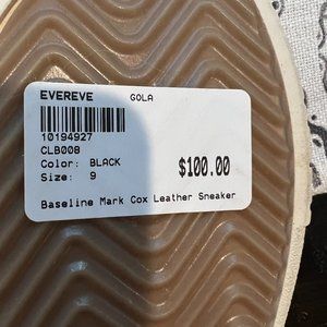 Evereve Baseline Cox Leather Sneaker (black)